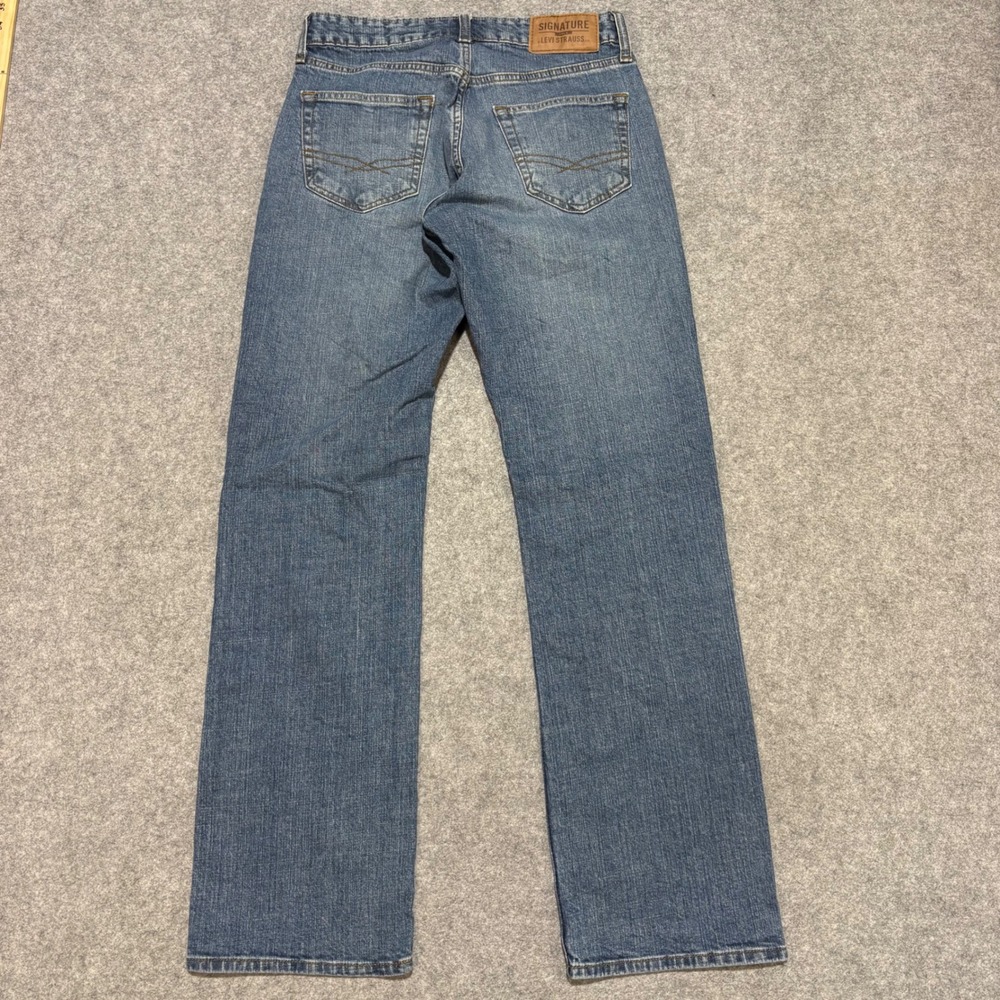 Signature by Levi Strauss Mens Relaxed Fit Jeans Medium Wash W29 L32 0480